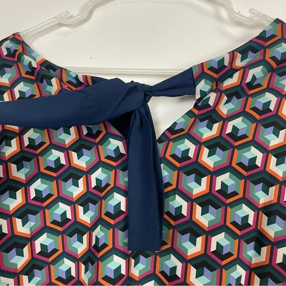 Karakorum Dress Womens Size Small Blue Multicolor Geometric Shift - Picture 4 of 11